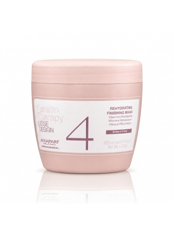 Alfaparf Lisse Design Keratin Therapy Rehydrating Mask кератиновая маска для сухих и поврежденных волос, 500 мл