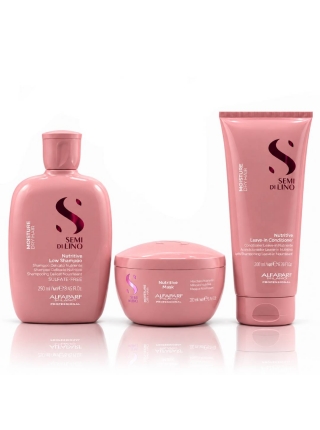 Несмываемый кондиционер Alfaparf Semi Di Lino Moisture Nutritive Leave-In Conditioner для питания и увлажнения волос, 200 мл