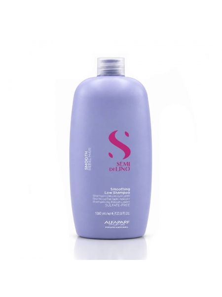 Шампунь Alfaparf Semi di Lino Smooth Smoothing Shampoo для розгладжування волосся, 1000 мл
