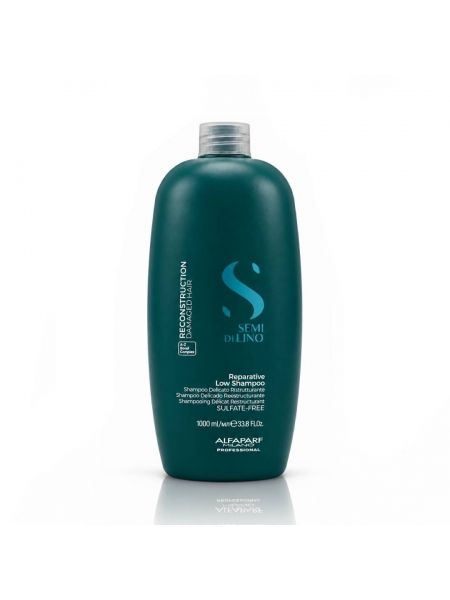 Шампунь для реконструкции волос Alfaparf Milano Semi Di Lino Reconstruction Reparative Low Shampoo, 1000 мл
