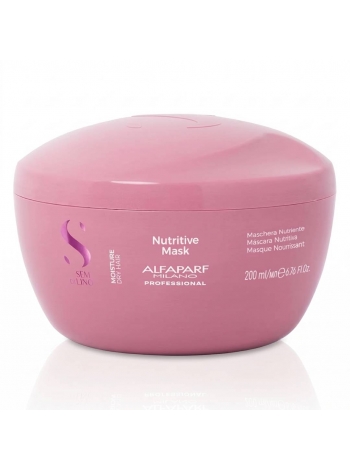 Питательная маска Alfaparf Milano Semi Di Lino Moisture Nutritive Mask для сухих волос, 200 мл
