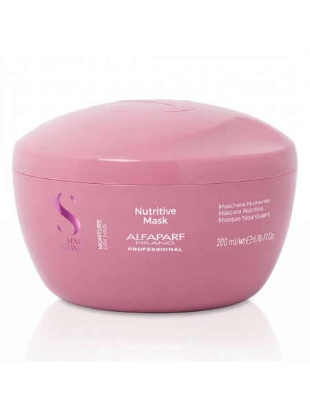 Питательная маска Alfaparf Milano Semi Di Lino Moisture Nutritive Mask для сухих волос, 200 мл