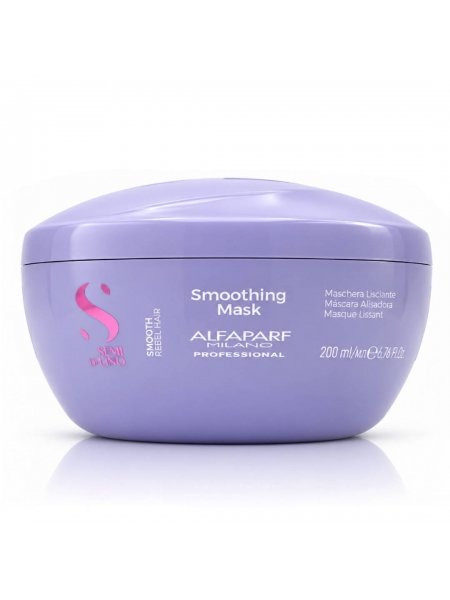 Разглаживающая маска против пушистости волос Alfaparf Milano Semi di Lino Smooth, 200 мл