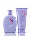 Набор Alfaparf Milano Semi Di Lino Smooth DUO шампунь и кондиционер для разглаживания волос, 250+200 мл