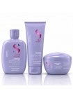Набор Alfaparf Milano Semi Di Lino Smooth TRIO шампунь, кондиционер, маска для разглаживания волос, 250+200+200 мл
