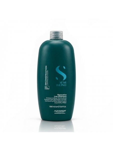 Шампунь для реконструкції волосся Alfaparf Milano Semi Di Lino Reconstruction Reparative Low Shampoo, 1000 мл