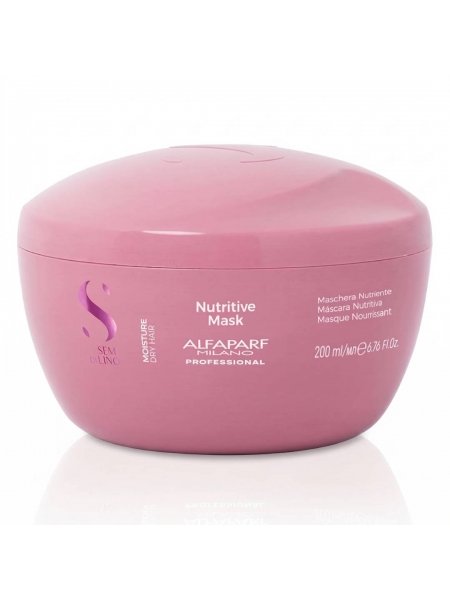 Питательная маска Alfaparf Milano Semi Di Lino Moisture Nutritive Mask для сухих волос, 200 мл