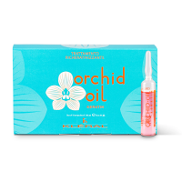 Ампула Kleral System Orchid Oil Keratin Treatment с маслом орхидеи для укрепления и питания волос, упаковка 10х10 мл