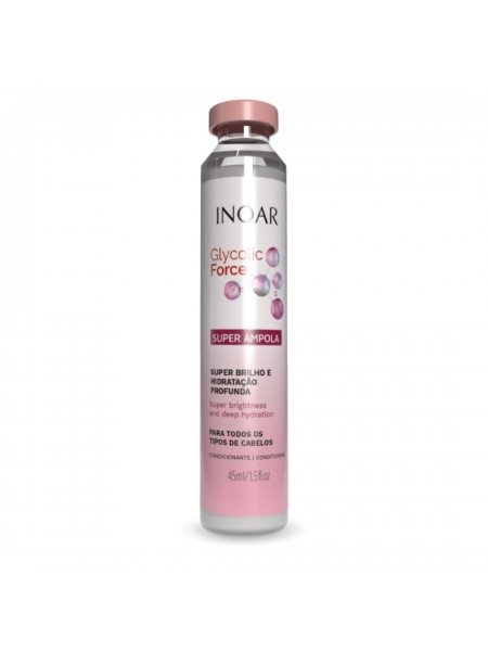 Ампула INOAR Glycolic Force для интенсивного восстановления, 45 мл