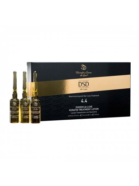 Лосьон DSD de Luxe 4.4 Keratin Treatment Lotion для улучшения структуры и стимуляции роста волос, упаковка ампул 10х10 мл
