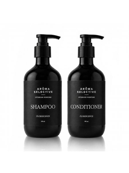 Набір Aroma Selective Florscence DUO-L парфумований шампунь і кондиціонер для всіх типів волосся, 2х500 мл