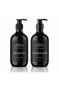 Набор Aroma Selective Pink Diamond DUO-L парфюмированный шампунь и кондиционер для всех типов волос, 2×500 мл