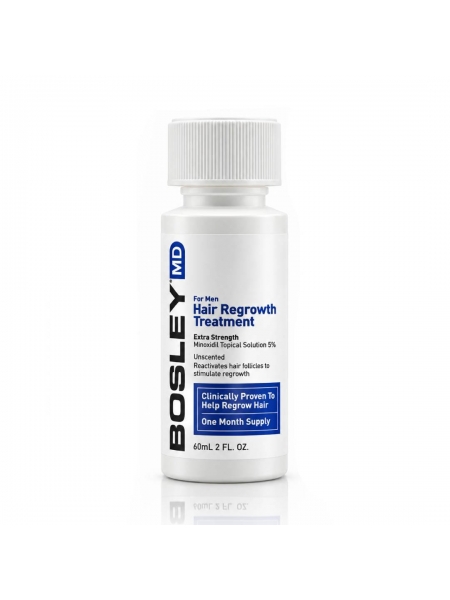Розчин з міноксидилом 5% Bosley MD Hair Regrowth Treatment  для відновлення росту волосся у чоловіків, 60мл