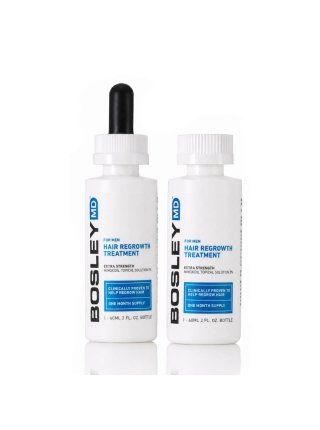 Розчин з міноксидилом 5% Bosley MD Hair Regrowth Treatment  для відновлення росту волосся у чоловіків, 2x60мл