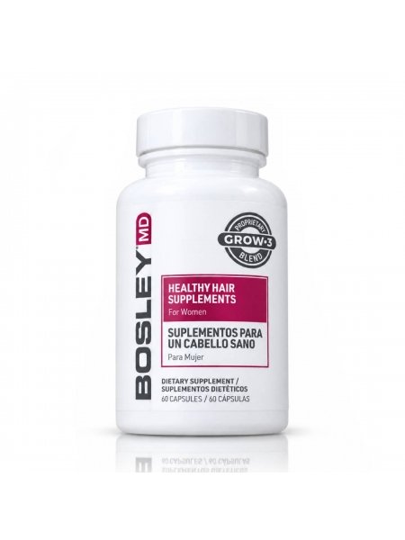 Диетическая добавка BosleyMD Healthy Hair Growth Supplements for Women для роста здоровых волос у женщин, 60 капсул