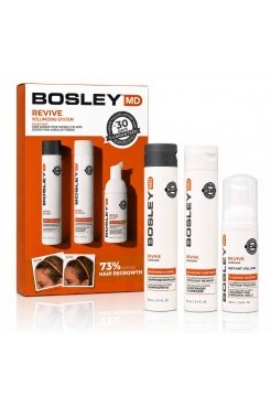 Набор Bosley MD Bos Revive Kit для восстановления истонченных окрашенных волос (шампунь, кондиционер, тритмент)