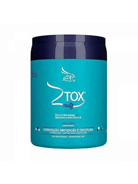 Ботокс Zap ZTox Matiz Oleo De Macadamia с тонирующим эффектом для осветлённых волос, 100 г (разлив)
