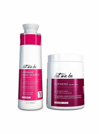 Набір ботоксу для волосся Let me be Supreme Ultra Mask BTX, 2х1000 мл (заводські)