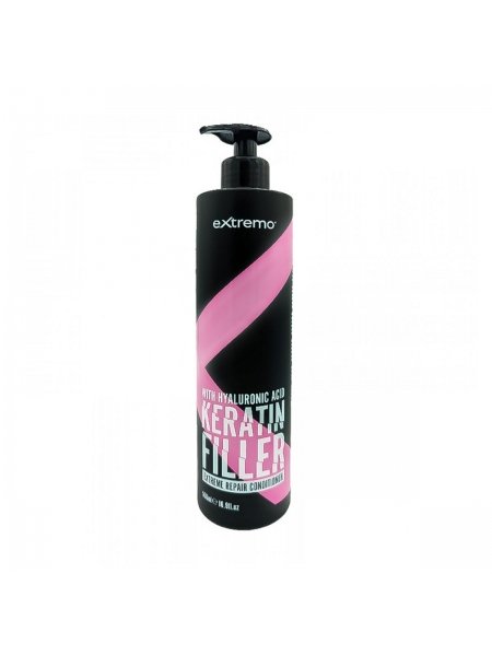 Кондиционер для восстановления волос Extremo Keratin Filler Repair Conditioner с кератином (ЕХ431), 500 мл (заводская)