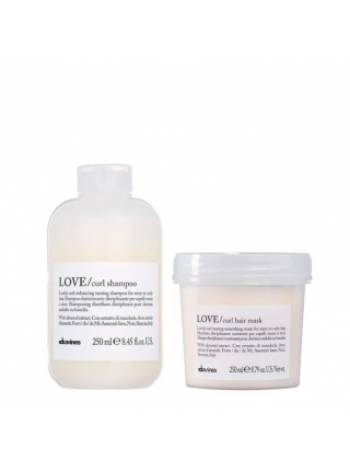 Набір Davines LOVE Curl шампунь і маска для кучерявого волосся, 2х250 мл