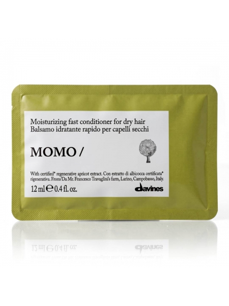 Кондиціонер Davines MOMO Conditioner зволожуючий для сухого волосся, 12 мл (саше)