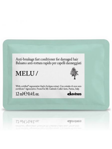 Кондиционер для ломких волос Davines Essential Haircare Melu Conditioner, 12 мл (саше)