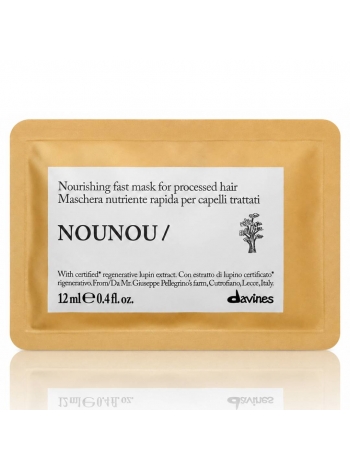 Маска Davines NOUNOU Mask для інтенсивного відновлення волосся, 12 мл (саше)