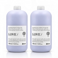 Набір Davines Love Lovely Smoothing розгладжуючі шампунь і кондиціонер, 2х1000 мл