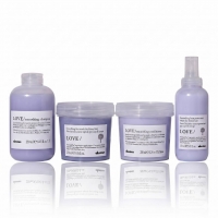 Набор Davines Love Lovely Smoothing шампунь, кондиционер, маска и сыворотка для разглаживания волос, 3x250+150 мл