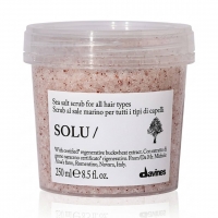 Паста-скраб Davines SOLU sea salt scrub cleancer з морською сіллю для глибокого очищення шкіри голови, 250 мл