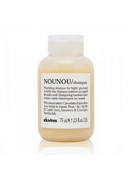 Шампунь Davines NOUNOU Shampoo питательный для уплотнения волос, 75 мл