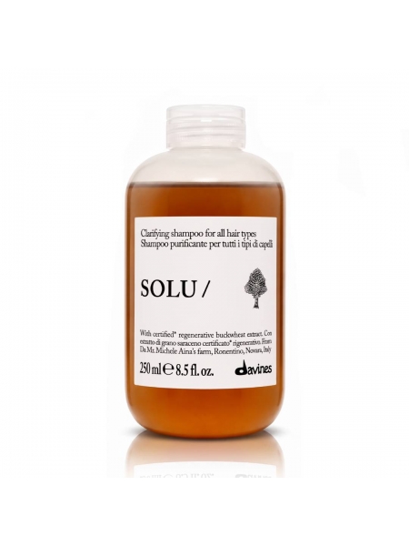 Шампунь Davines Solu Shampoo для глубокого очищения волос, 250 мл