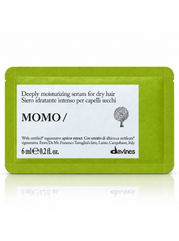 Сироватка Davines MOMO Moisturizing Serum для глибокого зволоження сухого волосся, 6 мл (саше)