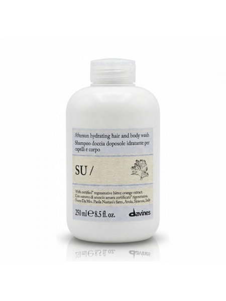 Шампунь Davines SU Hair And Body Wash для тела и волос после солнца саше, 250 мл