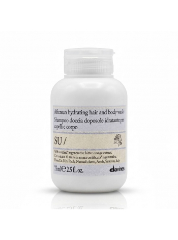 Шампунь Davines SU Hair And Body Wash для тела и волос после солнца саше, 75 мл