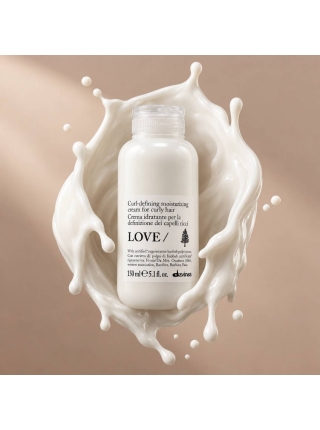 Незмивний крем Davines Love Curl Moisturizing Cream для зволоження формування локонів кучерявого волосся, 20 мл (саше)