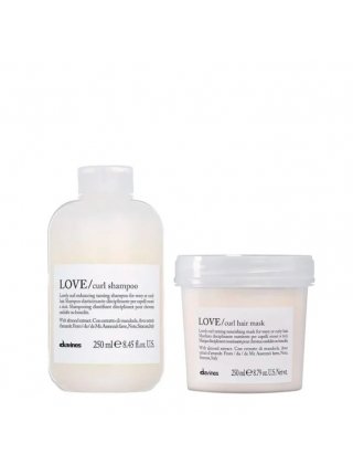Набір Davines LOVE Curl шампунь і маска для кучерявого волосся, 2х250 мл