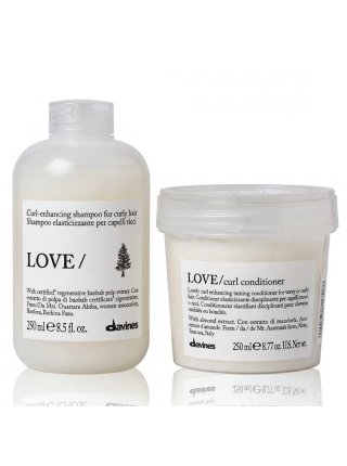 Набор Davines LOVE Curl шампунь и кондиционер для вьющихся волос, 2х250 мл