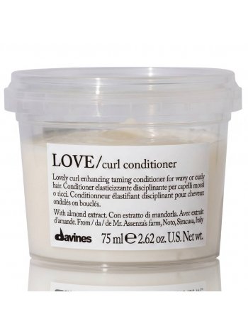 Кондиционер Davines Essential Love Curl Conditioner для усиления завитка кучерявых волос, 75 мл