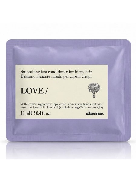 Кондиционер Davines Love Lovely Smoothing Conditioner разглаживающий, 12 мл (саше)