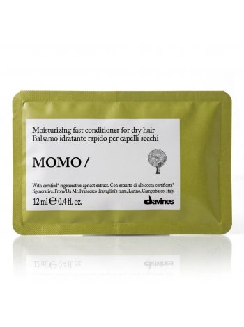 Кондиціонер Davines MOMO Conditioner зволожуючий для сухого волосся, 12 мл (саше)