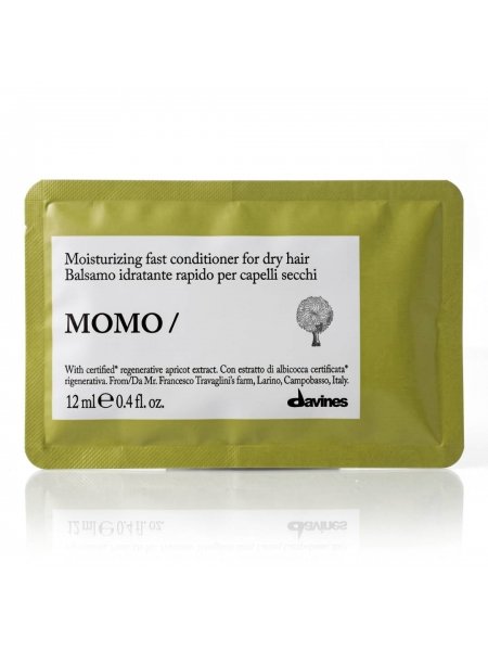 Кондиціонер Davines MOMO Conditioner зволожуючий для сухого волосся, 12 мл (саше)