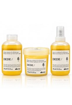 Набір Davines Essential Dede TRIO шампунь, кондиціонер і спрей для делікатного догляду за волоссям, 3х250 мл