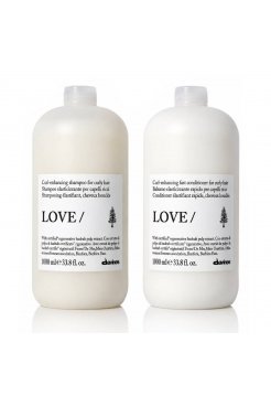 Набір Davines Essential Love Curl шампунь і кондиціонер для кучерявого волосся, 2х1000 мл