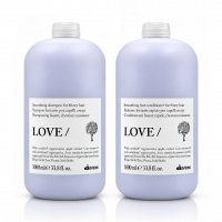 Набор Davines Love Lovely Smoothing разглаживающие шампунь и кондиционер, 2х1000 мл