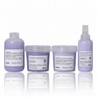 Набор Davines Love Lovely Smoothing шампунь, кондиционер, маска и сыворотка для разглаживания волос, 3x250+150 мл