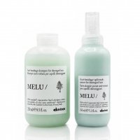 Набір Davines Melu DUO шампунь і сироватка для запобігання ламкості волосся, 250+150 мл