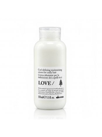 Незмивний крем Davines Love Curl Moisturizing Cream для зволоження формування локонів кучерявого волосся, 150 мл