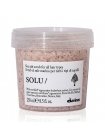 Паста-скраб Davines SOLU sea salt scrub cleancer с морской солью для глубокого очищения кожи головы, 250 мл