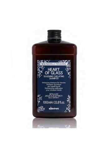 Шампунь Davines Heart Of Glass Silkening Shampoo для светлых волос и блонда, 1000 мл